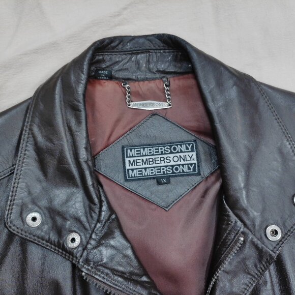 Vintage Members Only vintage bomber jacket in chocolate brown - Picture 3 of 5